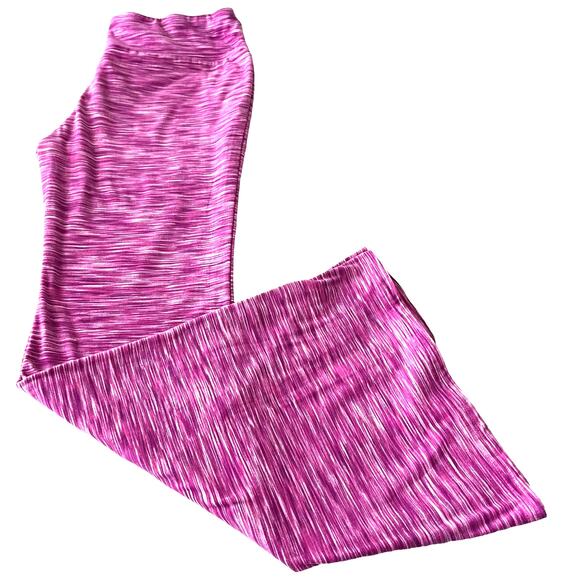 NO BO HI-RISE WIDE LEG BOHO PANTS, JUNIORS, XXL (19)-PINK, PURPLE  LINEAR PAT. - Picture 7 of 12